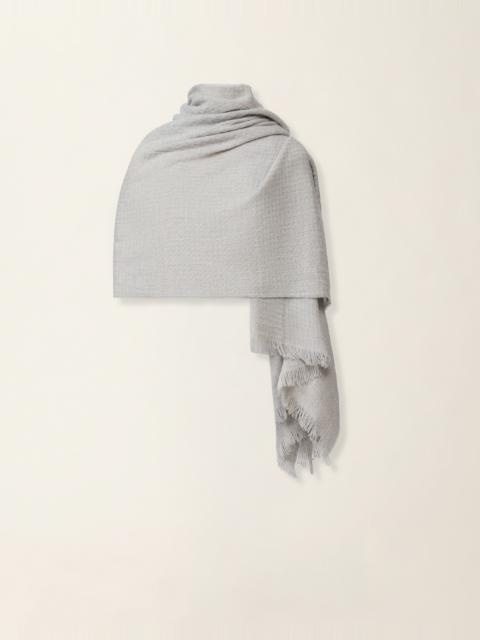 FABIANA FILIPPI Wool and cashmere scarf with lurex