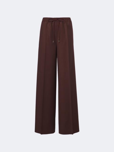 Max Mara Virgin wool wide-leg pants