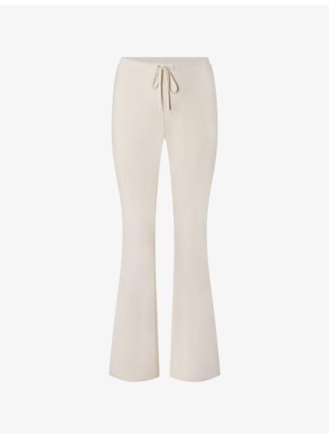 SKIMS Drapey French Terry Cotton-Jersey Trousers