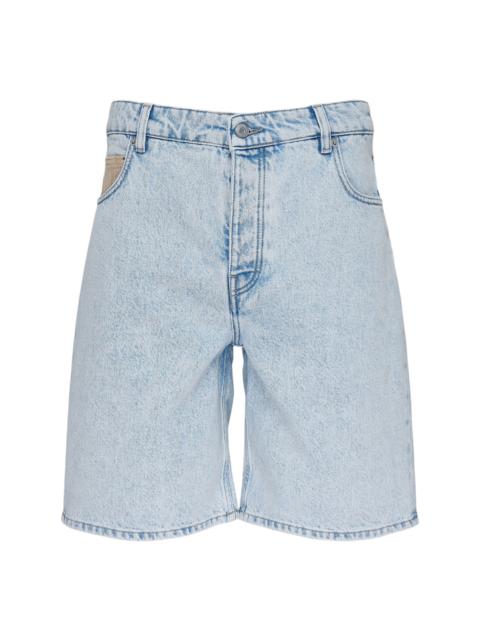 Drôle de Monsieur Light Wash Denim Shorts