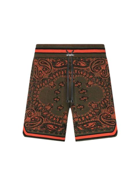 AMIRI AMIRI Bandana Shorts Green