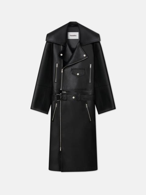 【送料&関税込】Nanushka Double-breasted Coat Nanushka double-breasted Wool Coat | Grey | FARFETCH
