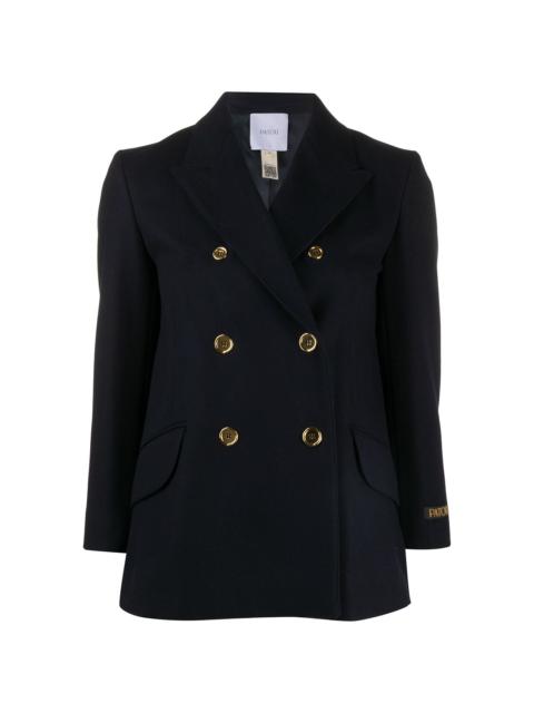 PATOU long sleeve double breasted blazer