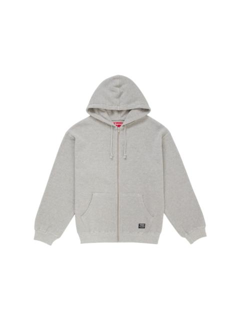 Supreme Hooded Zip Up Thermal (SS25) Heather Grey
