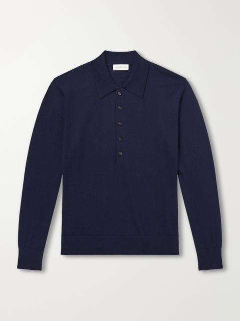 Dries Van Noten Muano Merino Wool Polo Shirt