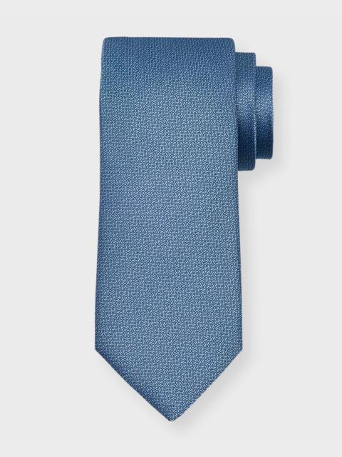 Canali Men's Micro-Textured Silk Tie