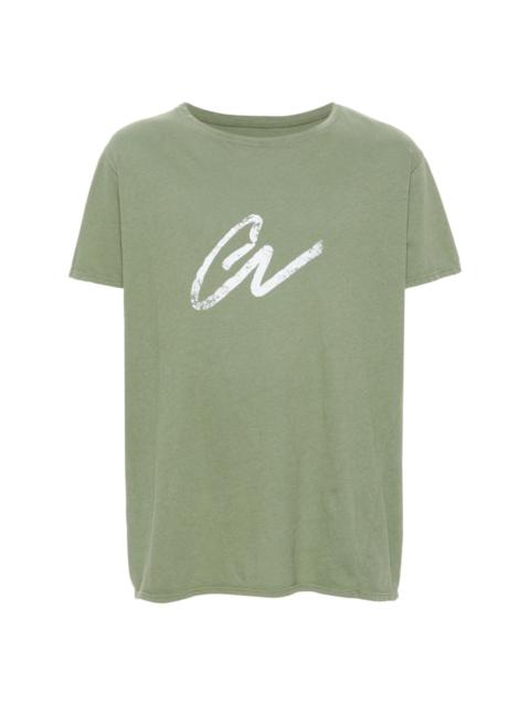 logo-print cotton T-shirt