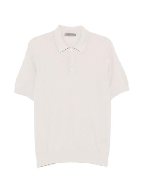 CORNELIANI waffle-knit polo shirt