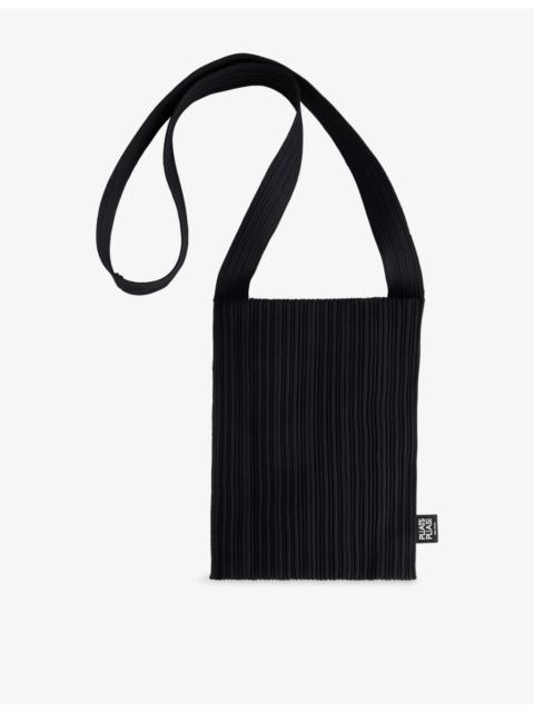 Pleats Please Issey Miyake Plisse Knitted Crossbody Bag