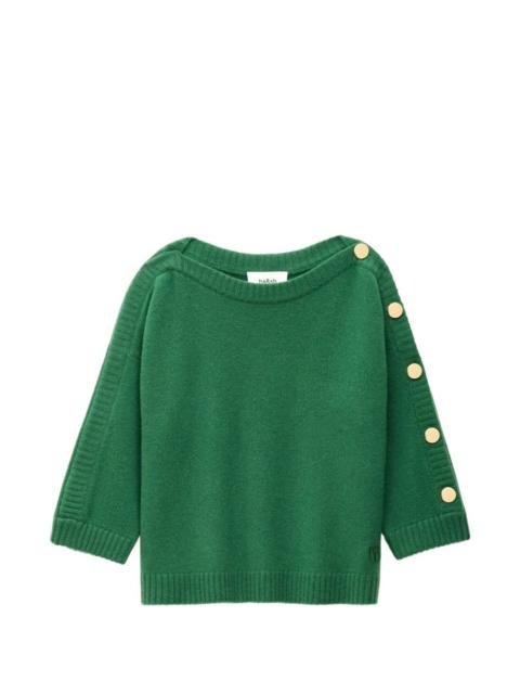 ba&sh Classy buttoned-sleeve jumper