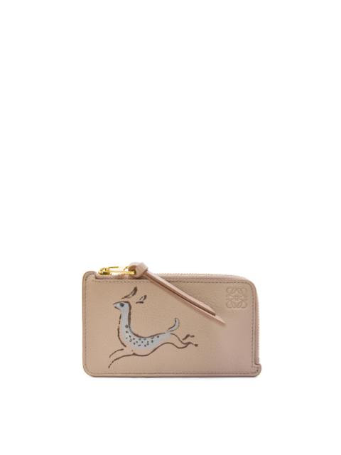 Loewe Deer coin cardholder in classic calfskin