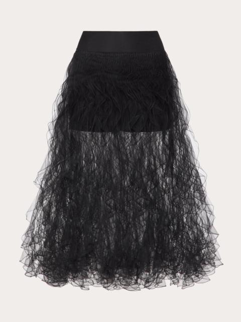 Valentino TULLE ILLUSIONE SKIRT