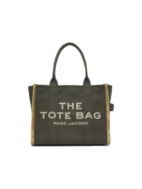 Khaki 'The Jacquard Large' Tote