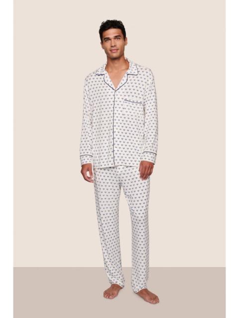 eberjey William Printed TENCEL™ Modal Long PJ Set