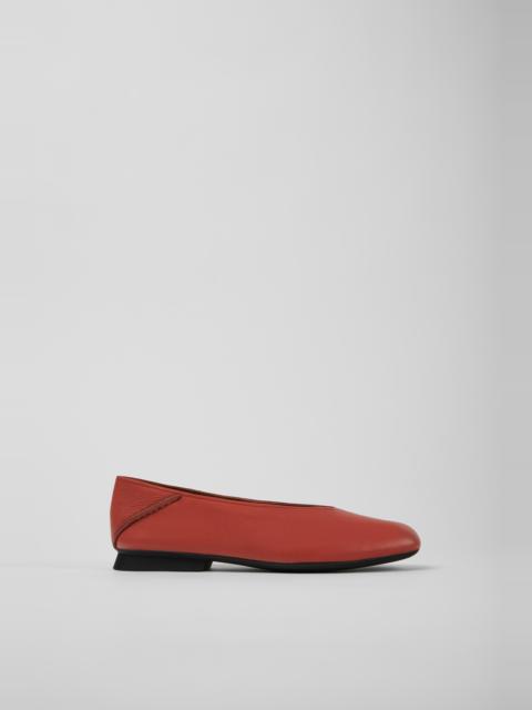 CAMPERLAB Red leather ballerinas for women