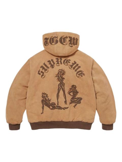 Supreme Supreme x The Great China Wall Hooded Work Jacket 'Tan' SUP-SS26-185-TAN