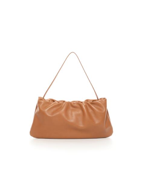 The Row XL Bourse Leather Bag neutral