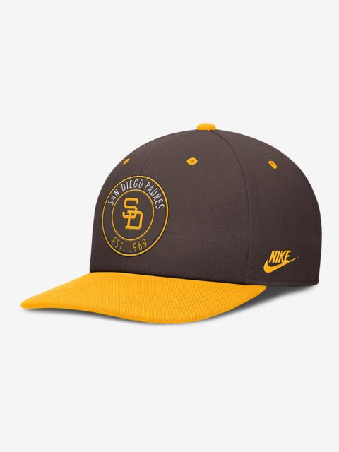 Nike San Diego Padres Cooperstown Pro Men's Nike Dri-FIT MLB Adjustable Hat
