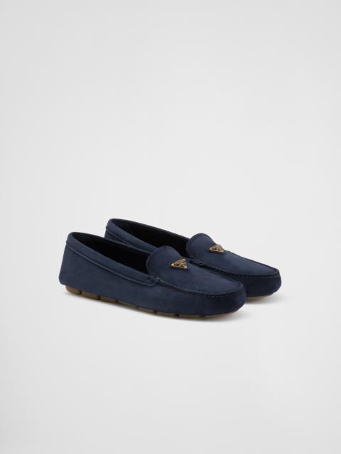 Prada Suede driving loafers