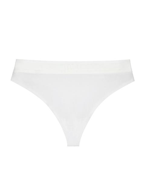 Wolford Women's Mid-Rise Thong - Pearl