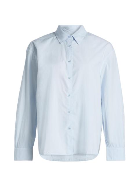 NILI LOTAN Women's Amante Cotton Shirt - Cambridge Blue