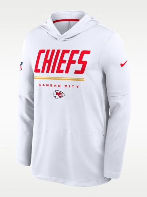 Nike Kansas City Chiefs Sideline Men's Nike Dri-FIT NFL Long-Sleeve Hooded Top