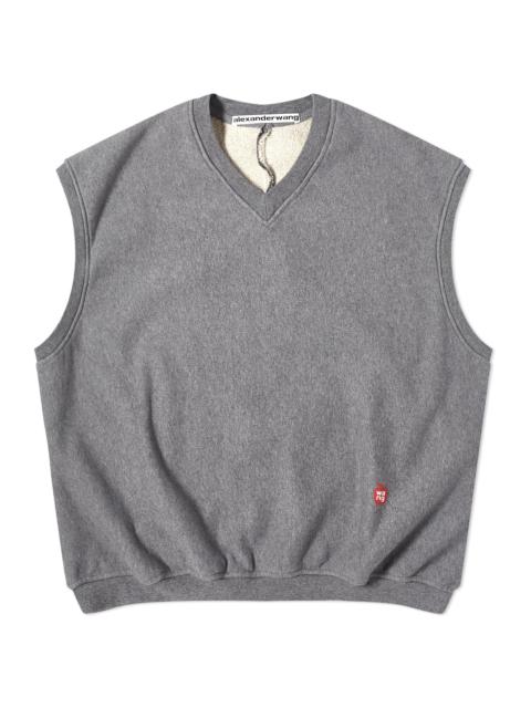 Alexander Wang Alexander Wang Oversized Apple Logo Vest