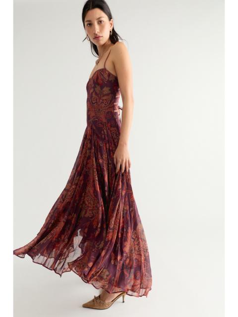 FREE PEOPLE Lane Paisley Slip Maxi Dress