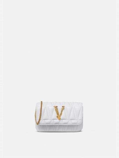 Virtus Quilted Nappa Leather Evening Bag
