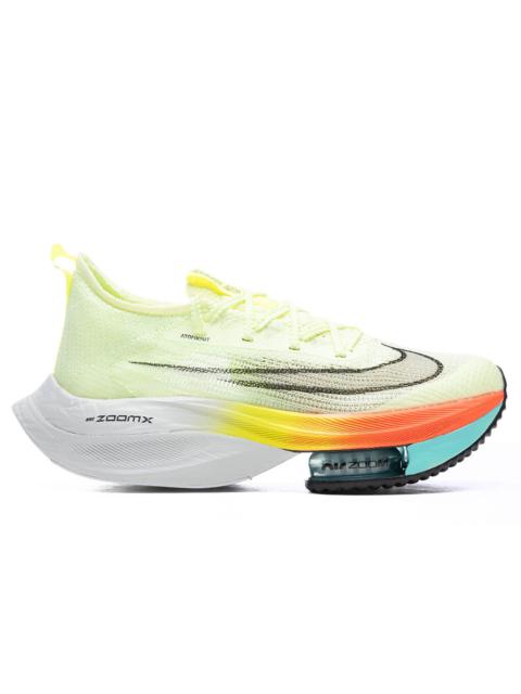 Nike NIKE WOMEN'S AIR ZOOM ALPHAFLY NEXT% - BARELY VOLT/BLACK