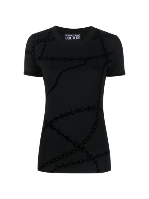 VERSACE JEANS COUTURE graphic-print crew-neck T-shirt