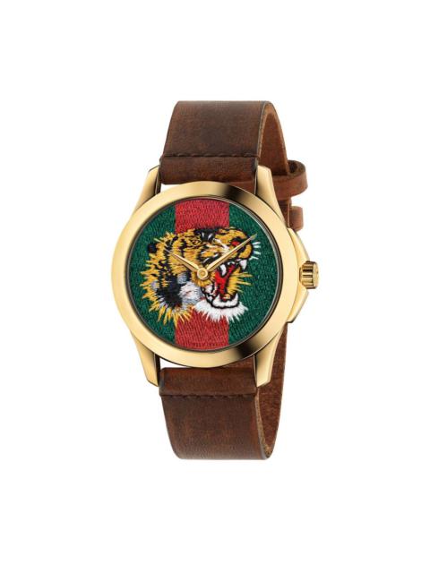 Le Marché des Merveilles watch 38mm case with Angry Cat pattern