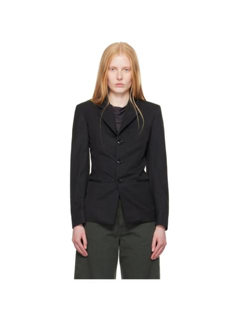 Lemaire Gray Compact Cotton Twill Overcoat