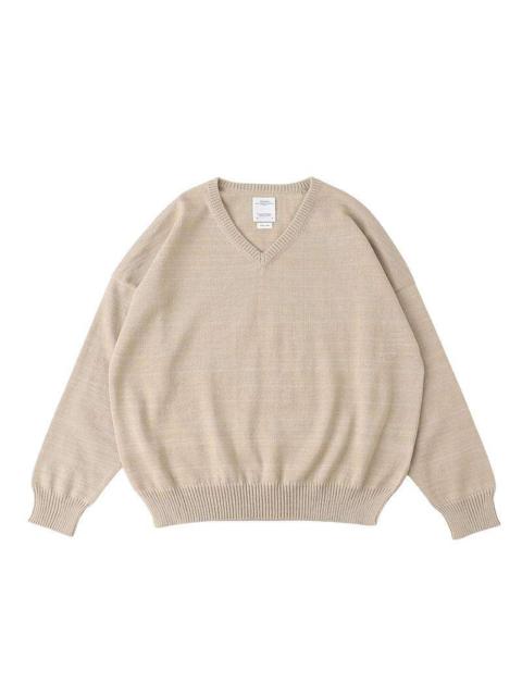 visvim AMPLUS V-NECK KNIT L/S IVORY