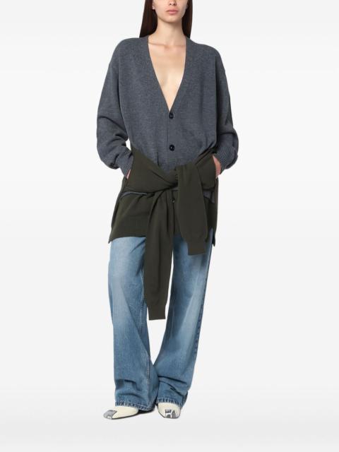 Stella McCartney buttoned two-tone cardigan