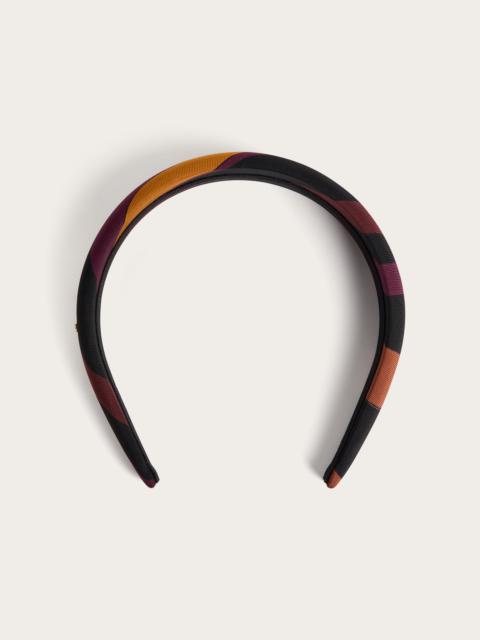 PUCCI MARMO PRINT SILK HEADBAND