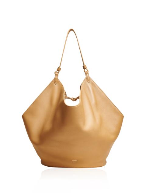 KHAITE Lotus Medium Leather Bag neutral