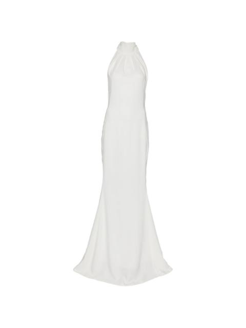 ZUHAIR MURAD Cady halter dress