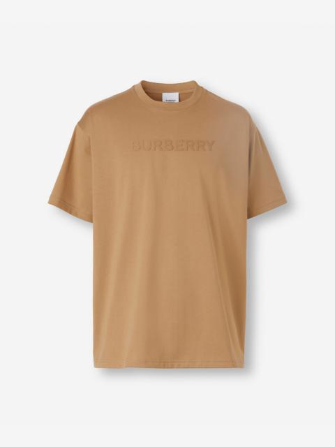 Burberry Logo Print Cotton Oversized T-shirt