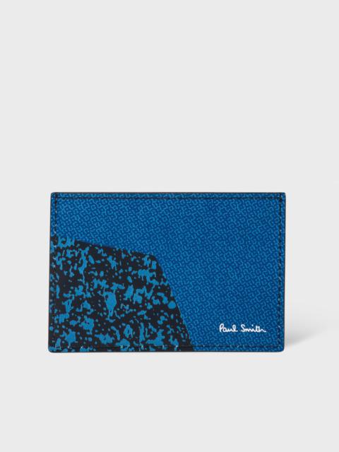 Paul Smith 'Rug' Print Leather Card Holder