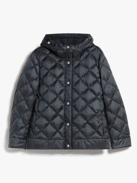 Max Mara RISOFT Reversible down jacket in water-resistant canvas