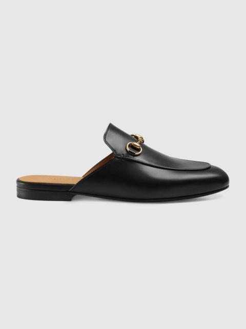 GUCCI Women's Princetown leather slipper