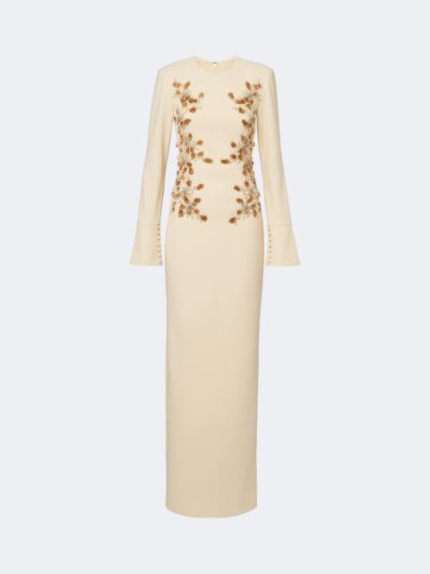 REBECCA VALLANCE Lulee embellished floral gown