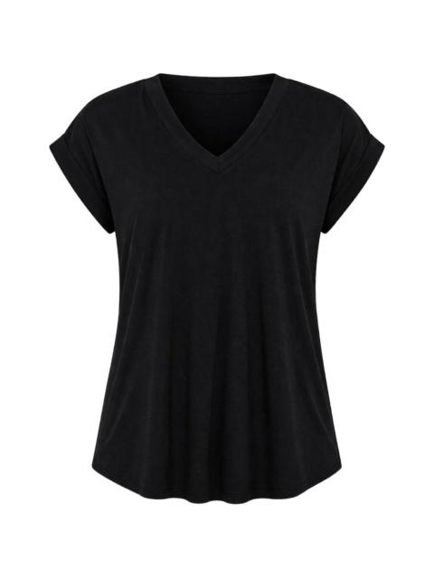 GUESS USA V-neck rolled-sleeve T-shirt