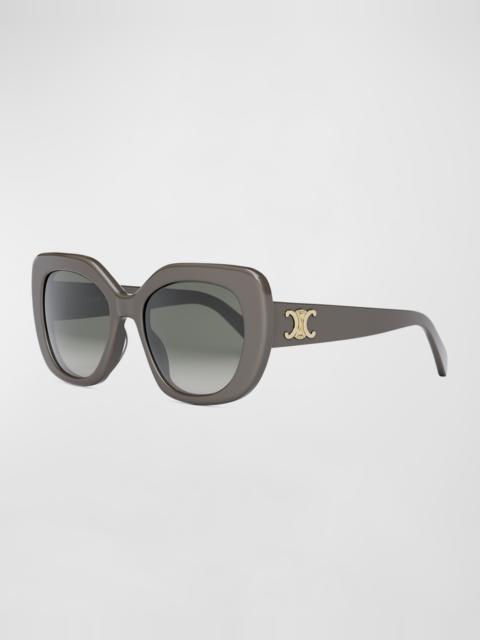 Triomphe Acetate Butterfly Sunglasses