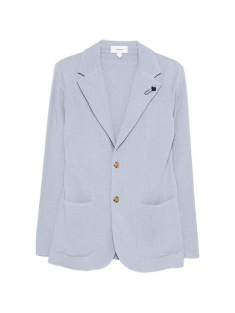 LARDINI pocket pin blazer
