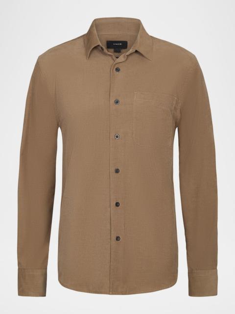 Vince Men's Italian Cotton Corduroy Button-Down Shirt