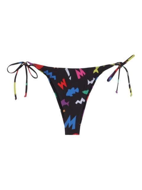 Moschino graphic-print bikini bottom
