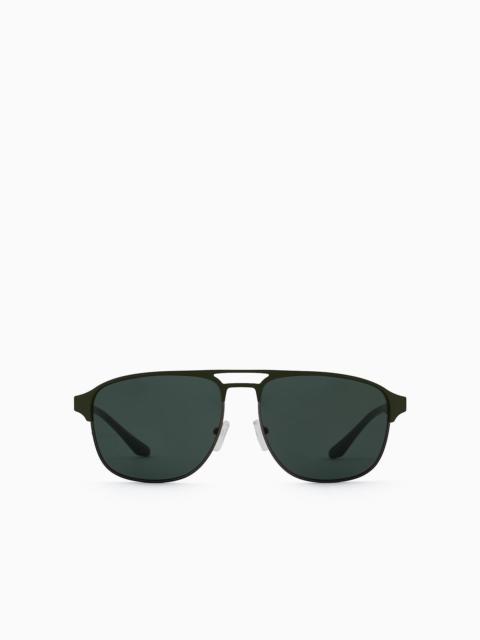 EMPORIO ARMANI Men’s aviator sunglasses