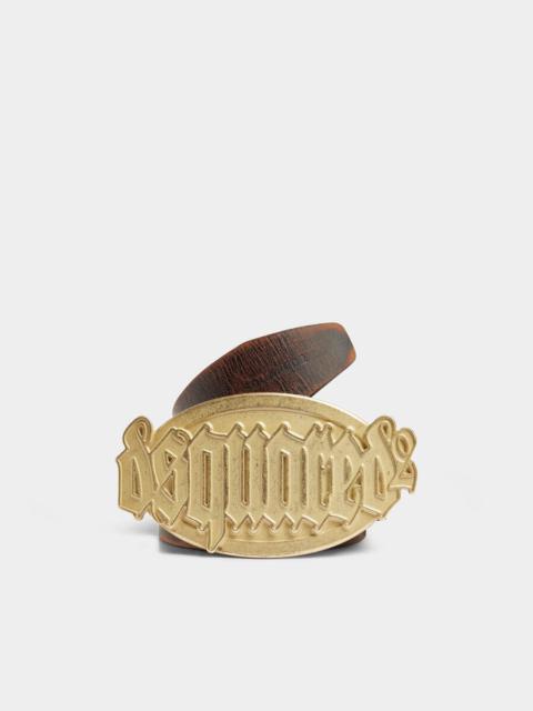 DSQUARED2 GOTHIC DSQUARED2 PLAQUE BELT